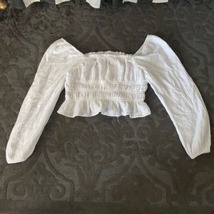 Wild Fable White Crop Top